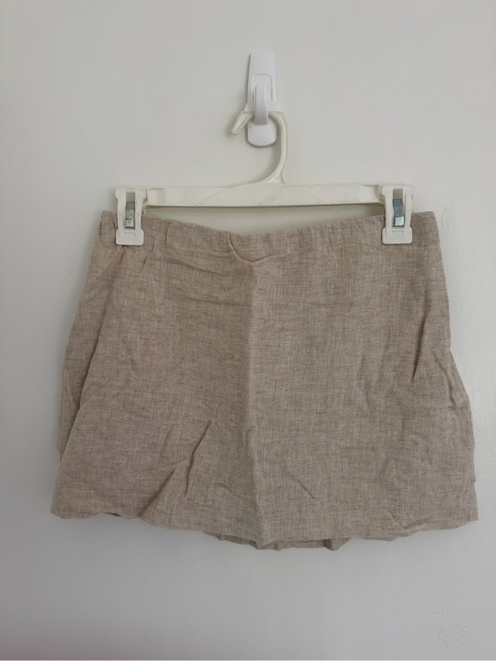 Abercrombie & Fitch Beige Women's Scarlett Mini Skort